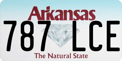 AR license plate 787LCE
