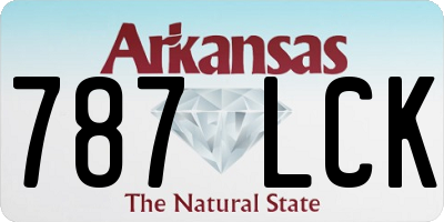 AR license plate 787LCK
