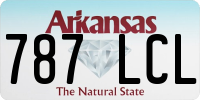 AR license plate 787LCL