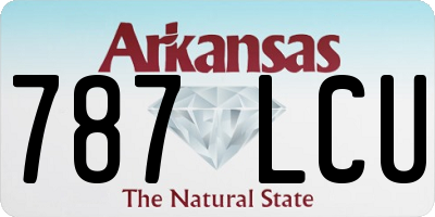 AR license plate 787LCU