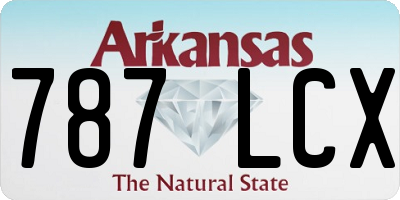 AR license plate 787LCX