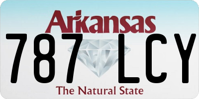 AR license plate 787LCY