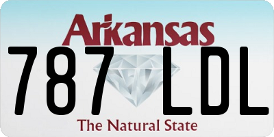 AR license plate 787LDL