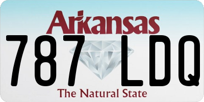 AR license plate 787LDQ