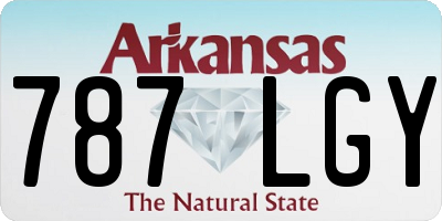 AR license plate 787LGY
