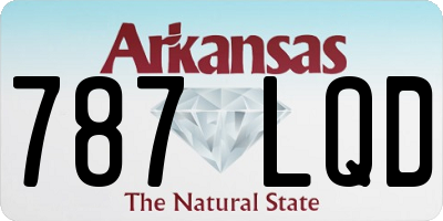 AR license plate 787LQD