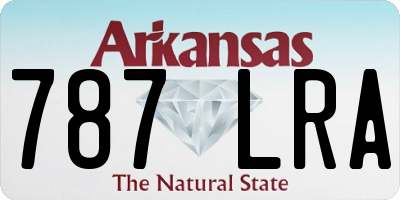 AR license plate 787LRA