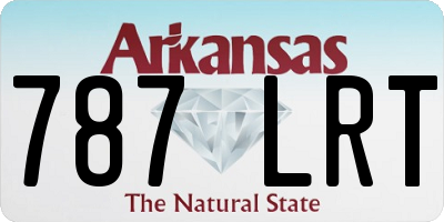 AR license plate 787LRT