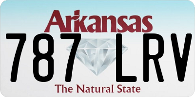 AR license plate 787LRV