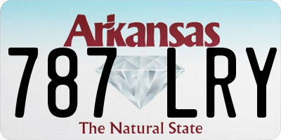 AR license plate 787LRY