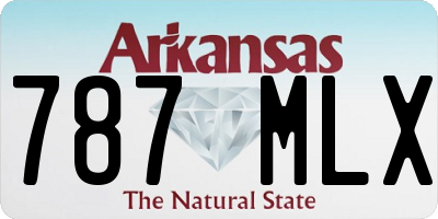 AR license plate 787MLX