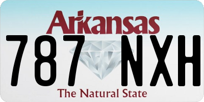 AR license plate 787NXH