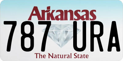 AR license plate 787URA