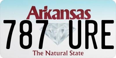 AR license plate 787URE