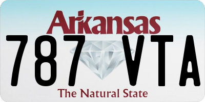 AR license plate 787VTA
