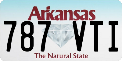 AR license plate 787VTI