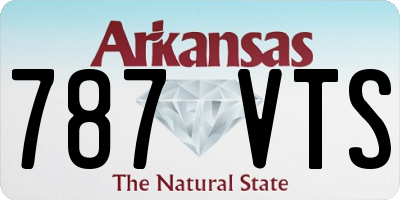 AR license plate 787VTS