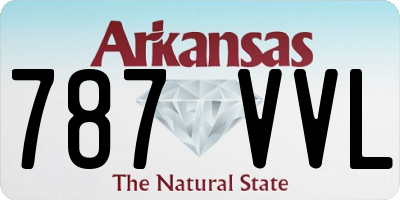 AR license plate 787VVL