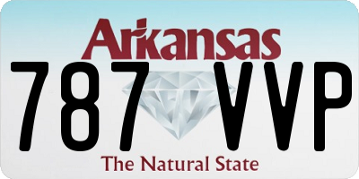 AR license plate 787VVP