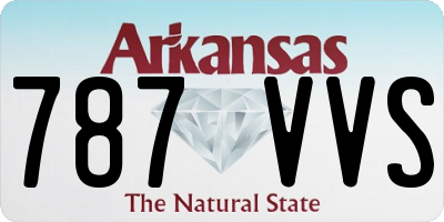AR license plate 787VVS