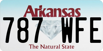 AR license plate 787WFE