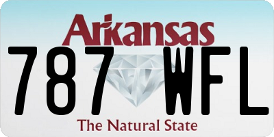 AR license plate 787WFL