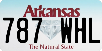 AR license plate 787WHL