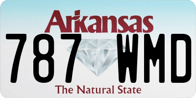 AR license plate 787WMD