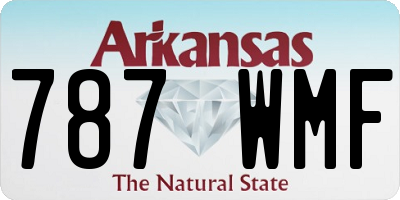 AR license plate 787WMF