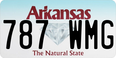 AR license plate 787WMG