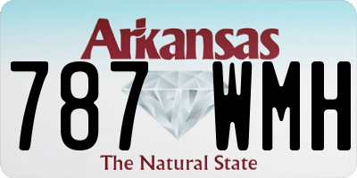 AR license plate 787WMH