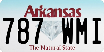 AR license plate 787WMI
