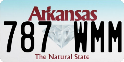 AR license plate 787WMM