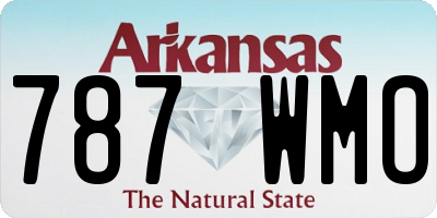 AR license plate 787WMO