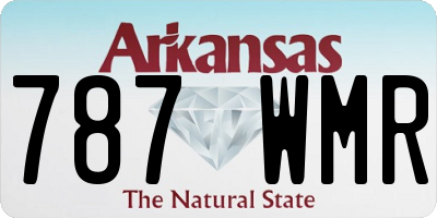 AR license plate 787WMR