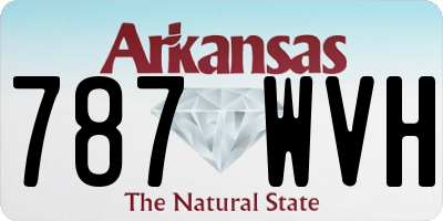 AR license plate 787WVH
