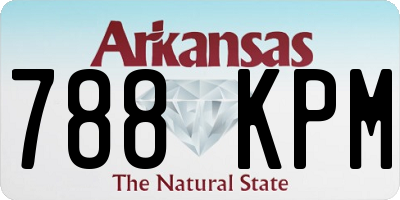 AR license plate 788KPM