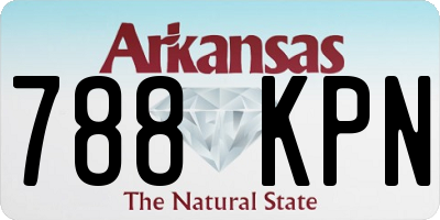 AR license plate 788KPN