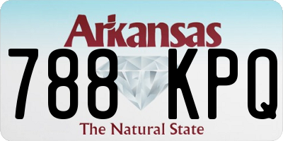 AR license plate 788KPQ