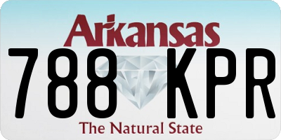 AR license plate 788KPR