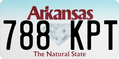 AR license plate 788KPT