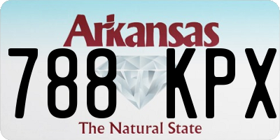 AR license plate 788KPX