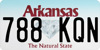 AR license plate 788KQN