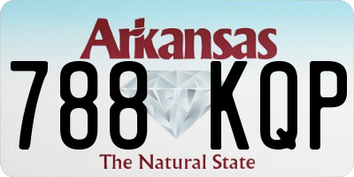 AR license plate 788KQP