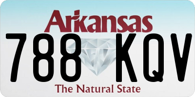 AR license plate 788KQV