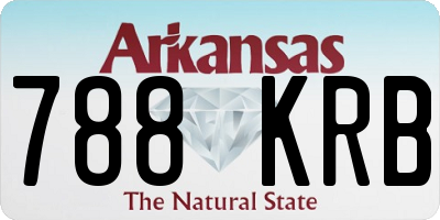 AR license plate 788KRB