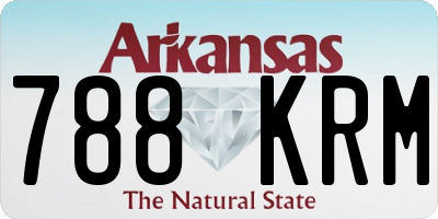 AR license plate 788KRM