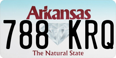AR license plate 788KRQ