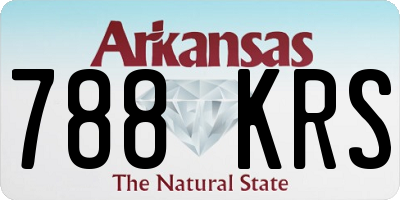 AR license plate 788KRS
