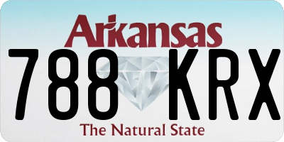 AR license plate 788KRX